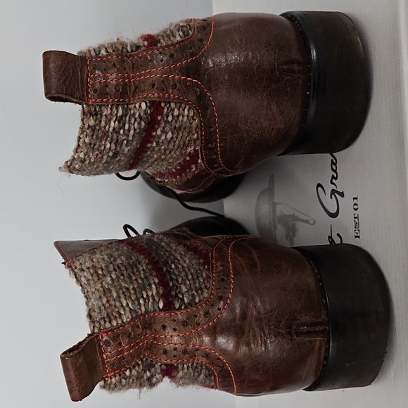 Robert Graham Chukka Boots in Brown and Black Suede and Leather main image 3
